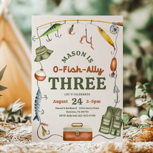 O-Fisch-Ally Einladung zum 3. Geburtstag