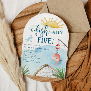O Fisch Ally Five!   5. Geburtstagsfeier Einladung