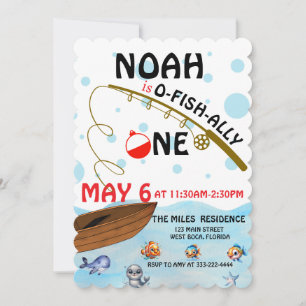 O-Fisch-Ally, Little Fisherman, ein Geburtstag Save The Date