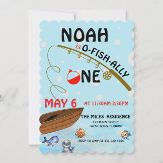 O-Fisch-Ally, Little Fisherman, ein Geburtstag Save The Date