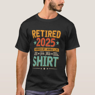 O-Fisch-ally Ruhestand 2025 Lustiges Geschenk zum T-Shirt