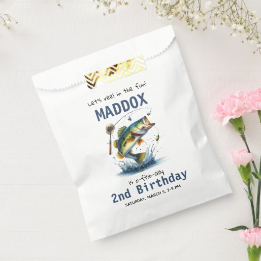 O-Fisch-Ally Two Fishing 2. Geburtstag Geschenktütchen (Versiegelt)