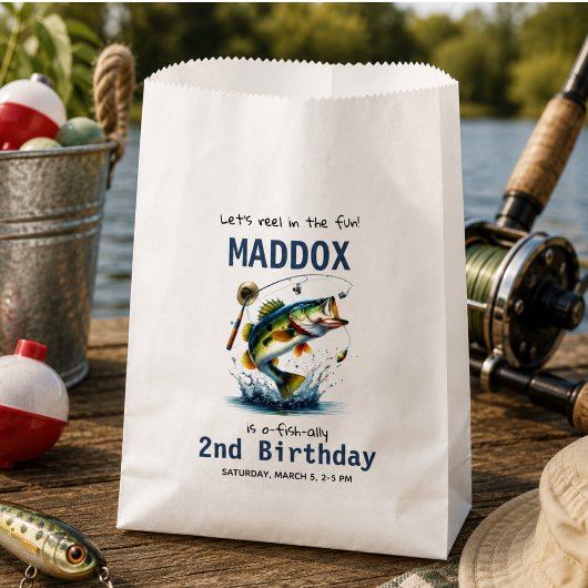 O-Fisch-Ally Two Fishing 2. Geburtstag Geschenktütchen