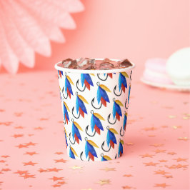 O-Fisch-Geburtstagsmuster Boy Birthday Fishing Pappbecher