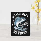 O-Fisch-Remüde 2024 B Fischerei Karte (Gelbe Blume)