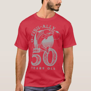 O Fisch-Verbündete 50 Jahre alt Vintag 50. Geburts T-Shirt