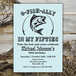 O-Fisch-Verbündete in meiner 50. Geburtstagsparty Einladung