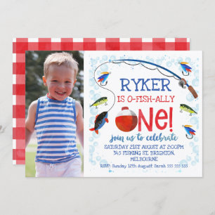 O-Fisch-Verbündeter eine Geburtstagseinladung Einladung