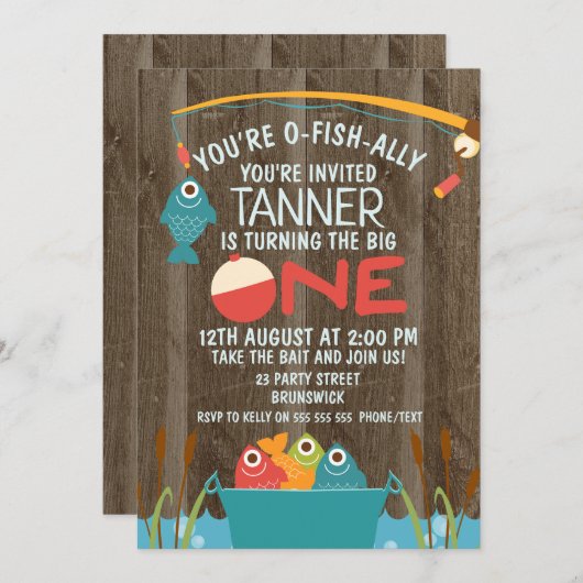 O-Fisch-Verbündeter einer fischen1. Einladung (Vorne/Hinten)