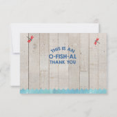 O-Fischal danken Ihnen zu kardieren Dankeskarte (Rückseite)