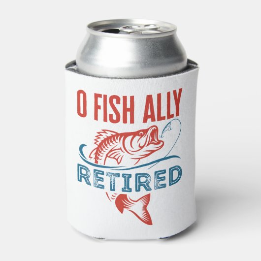 O Fischalliierte Ruheständler Dosenkühler (Kanne Vorderseite)