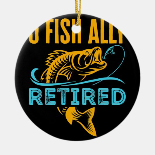 O Fischalliierte Ruheständler Keramik Ornament (Vorne)