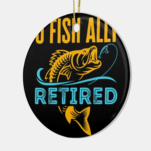 O Fischalliierte Ruheständler Keramik Ornament (Links)