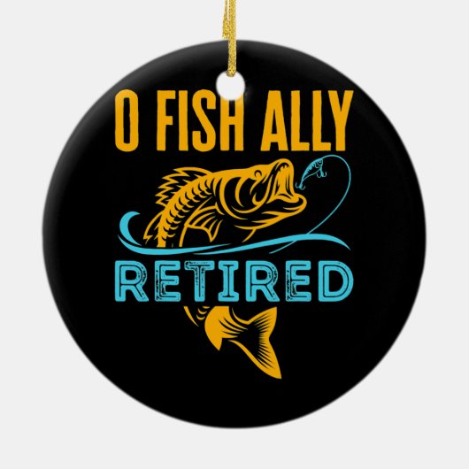 O Fischalliierte Ruheständler Keramik Ornament (Hinten)