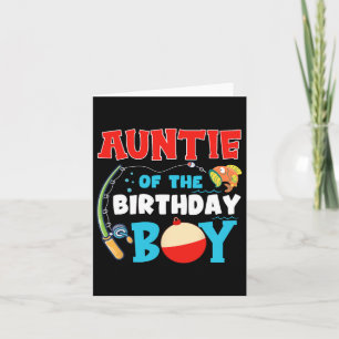 O Fische nur ein Geburtstag Outfit Tante der Birt Karte