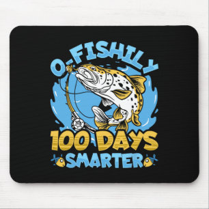 O-Fischerei 100 Tage klüger 100 Tage Schulfisch Mousepad