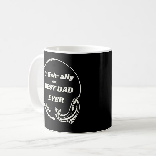 O-Fish-ally Best Vater Tasse (Vorderseite Links)