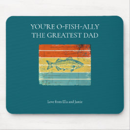 O-Fish-Ally Bester Vater-Mauspad - Personalisieren Mousepad