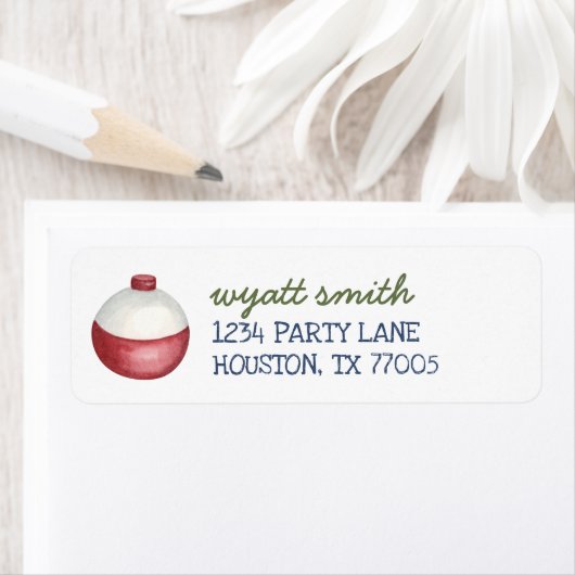 O-Fish-Ally Birthday Bobber Rücksendeadresse (Insitu)