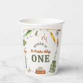 O-Fish-Ally Birthday Paper Cup Pappbecher (Vorderseite)