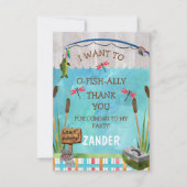 O fish ally danke Karte (Vorderseite)