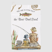 O-Fish-Ally der beste Vater | Handtuch (Vorderseite)