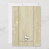 O-FISH-ALLY Fishing Baby Shower Invitation - Tan Einladung (Rückseite)