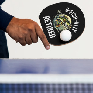 O-Fish-Ally Im Ruhestand 2026 Fischer Angeln Tischtennis Schläger