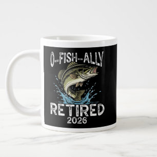 O-Fish-Ally Im Ruhestand 2026 Humor Lustig Jumbo-Tasse