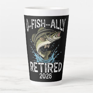 O-Fish-Ally Im Ruhestand 2026 Humor Lustig Milchtasse