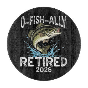 O-Fish-Ally Im Ruhestand 2026 Humor Lustig Schneidebrett