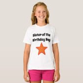 O-Fish-ally One Birthday Party Sister T - Shirt (Vorne ganz)