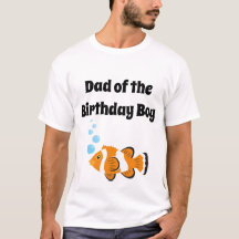 O-Fish-ally One Birthday Party Vater T - Shirt