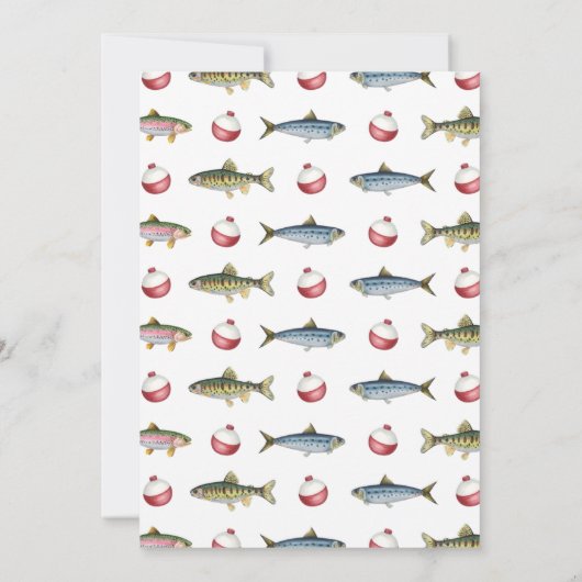 O-Fish-Ally One Boy Birthday Dankeskarte (Rückseite)