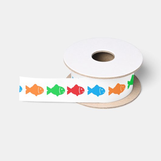 O-Fish-Ally One Fischer 1. Geburtstag Satinband (Spule)