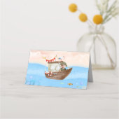 O-fish-ally One Fishing 1st Birthday Platzkarte (Rückseite)