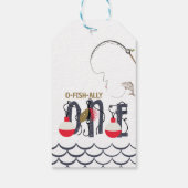 O-Fish-ally One Fishing Birthday Party Favor Geschenkanhänger (Rückseite)