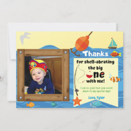 O-Fish-ally One Foto Dankeschön Card Dankeskarte