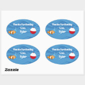 O-Fish-ally One Party Vielen Dank Sticker (Blatt)