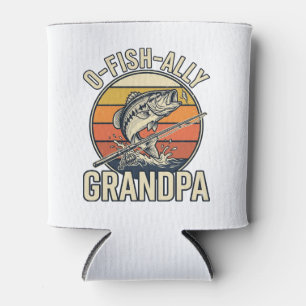 O-Fish-Ally Opa-Angeln Vintage-Shirt-Design_1 Dosenkühler