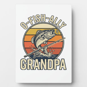 O-Fish-ally Opa Angelschnur Vintage-Shirt-Design_1 Fotoplatte