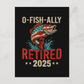 O-Fish-Ally Remüde 2025 Fischer-Ruhestand Begleitkarte (Vorderseite)