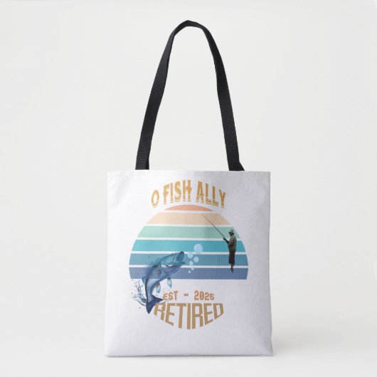 🎣 "O-Fish-Ally Remüde: Catching Dreams Tasche" Tasche (Vorderseite)