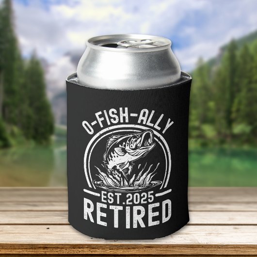 O-Fish-Ally Retired 2025 - Funny Fishing Dosenkühler