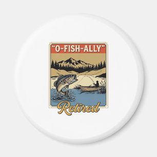 O-Fish-ally Ruhestand Vintage Angel-Shirt-Design_1 Magnet