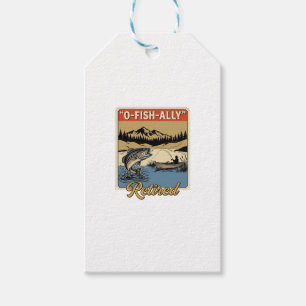 O-Fish-Ally Ruheständler Vintage Angler-Shirt Desi Geschenkanhänger