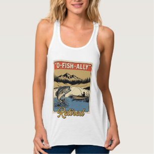 O-Fish-Ally Ruheständler Vintage Angler-Shirt Desi Tank Top