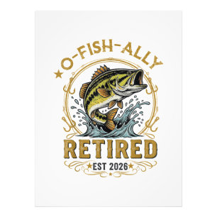 O Fish Ally Seit 2026 Im Ruhestand Fischerei-Rentn Fotodruck