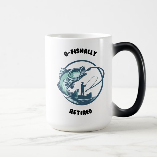 O-FISHALLY Remüde Kaffee Tasse Geschenk (Rechts)