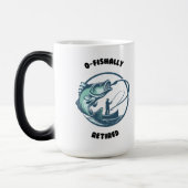 O-FISHALLY Remüde Kaffee Tasse Geschenk (Links)
